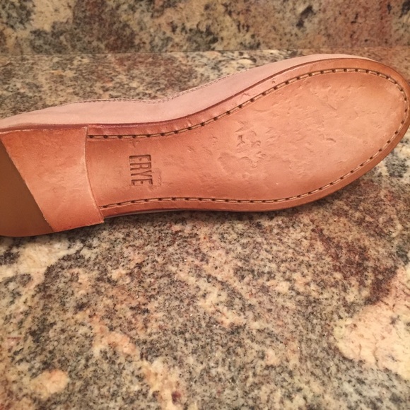 Frye Taupe Nubuck Leather Ballet Flats - Picture 7 of 7
